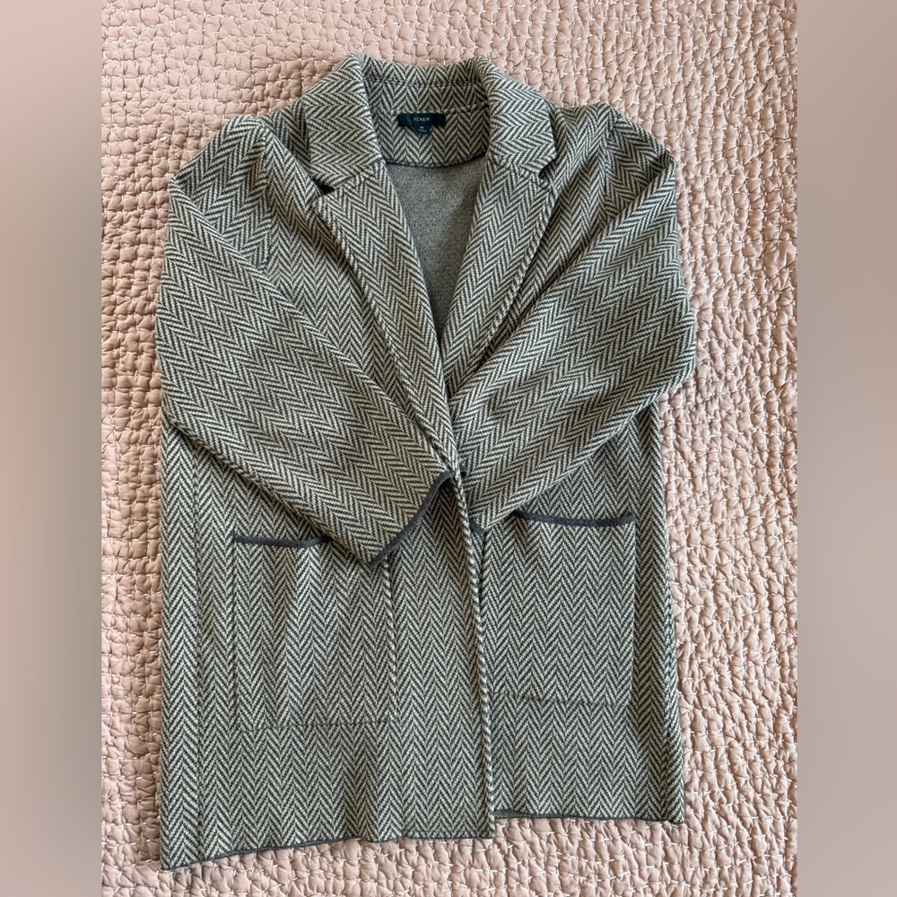 EUC J. Crew Sophia Sweater Blazer - Size M